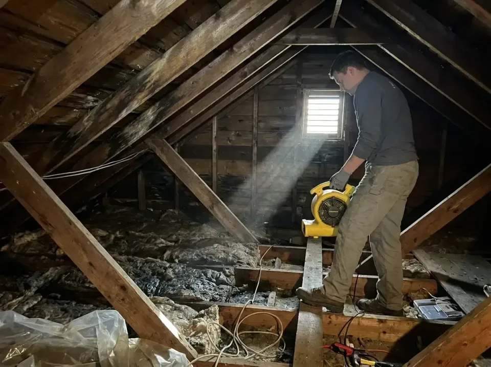 attic-water-damage-drying-proc-007 — frequently asked questions, Emergency Water Extraction & 24/7 Flood Response in Blackli…